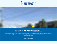 Tablet Screenshot of pinellascountyelectric.com